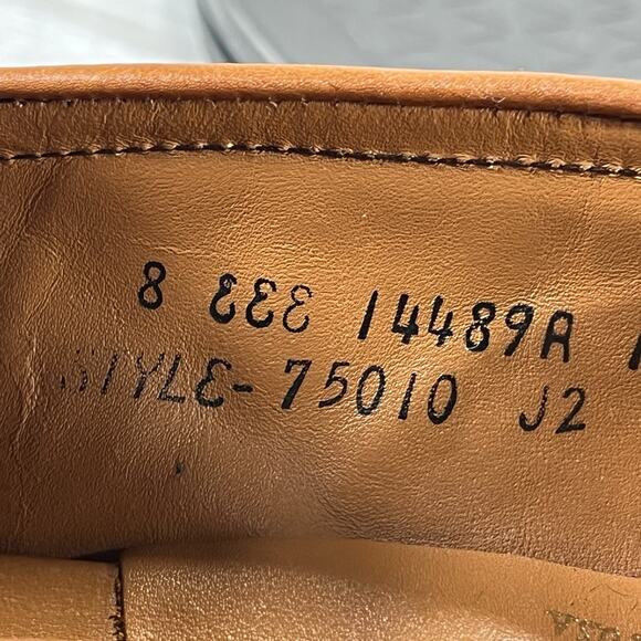 Footjoy Men’s Classic Brown Leather Slip On Horse Bit Loafers Size 8 EEE USA - Picture 5 of 9